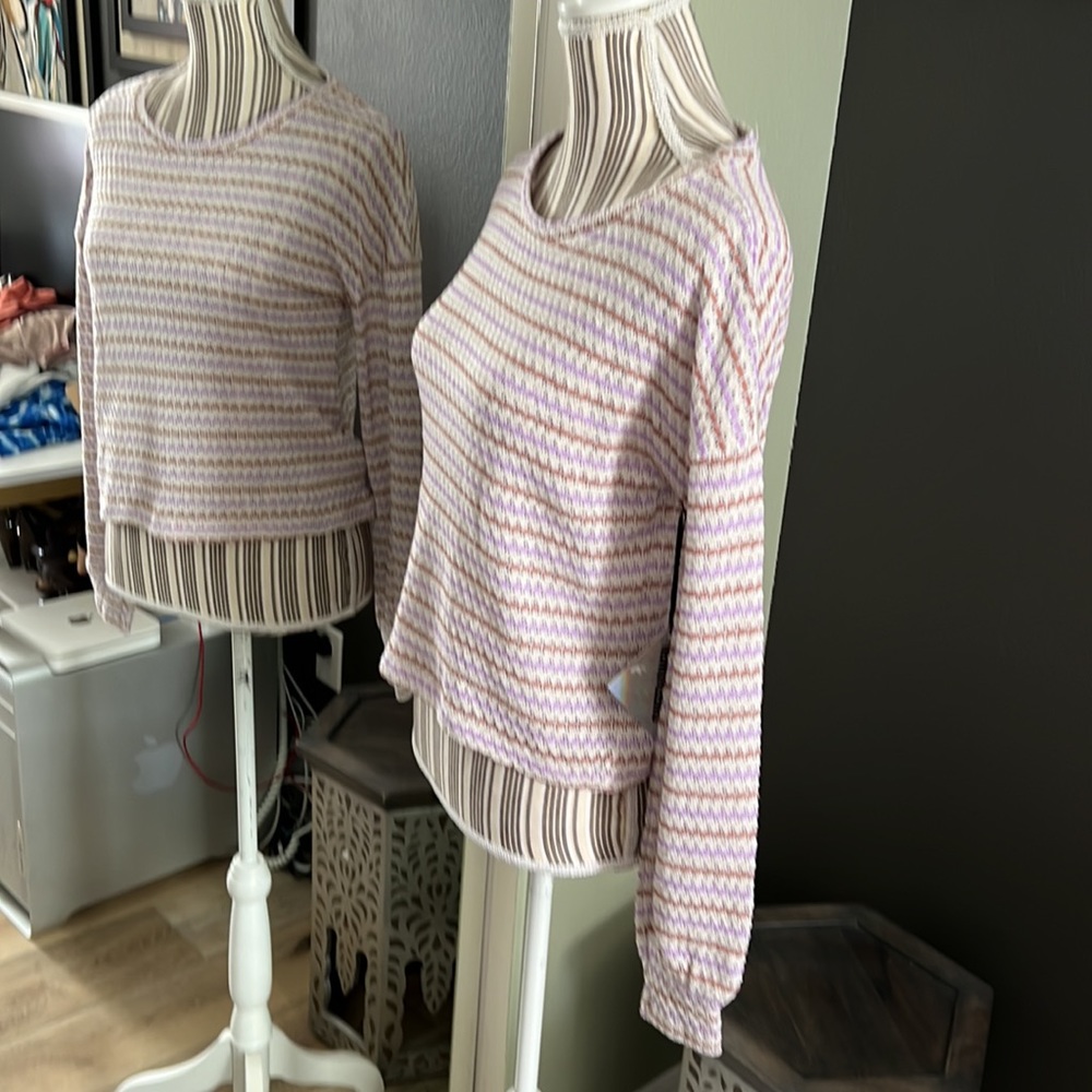 Sweet & Sinful, striped sweater